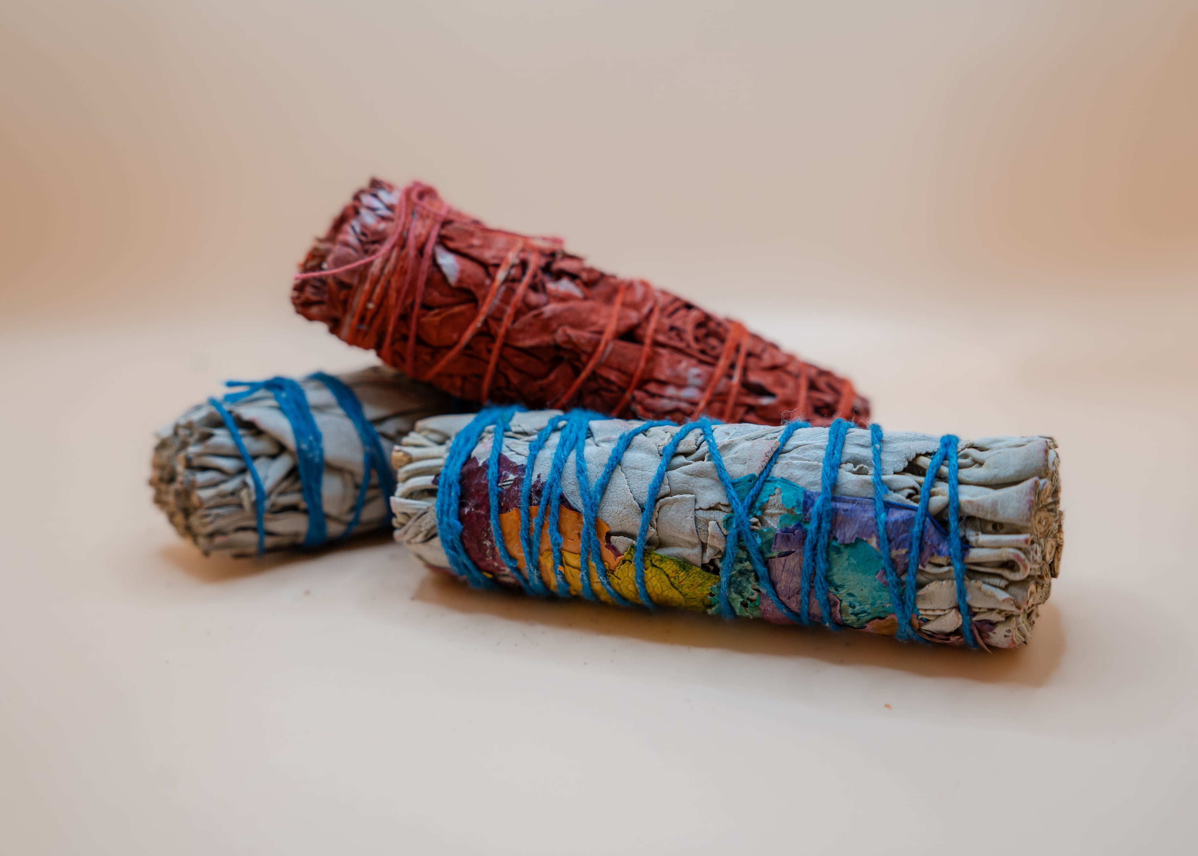 Hand wrapped smudge sage sticks
